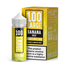 Banana Haze 100ml Eliquid By 100 Large Juice