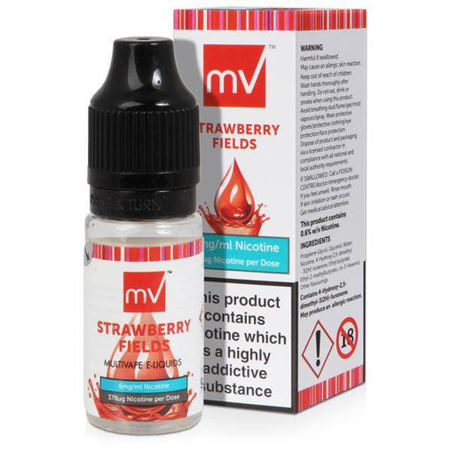 Strawberry Fields 10ml Eliquid By Multi vape