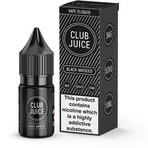 ClubJuice10ml BlackAnised 0mg Eliquid