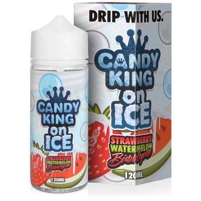 Strawberry Watermelon Bubblegum 100ml Eliquid By Candy King On Ice