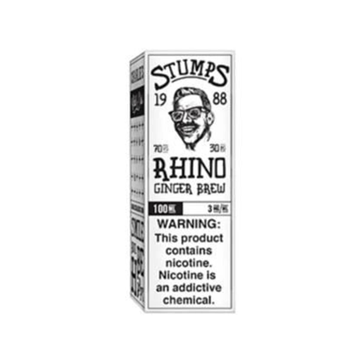 Rhino - Ginger Brew 100ml Eliquid Stumps by Charlie’s Chalk Dust