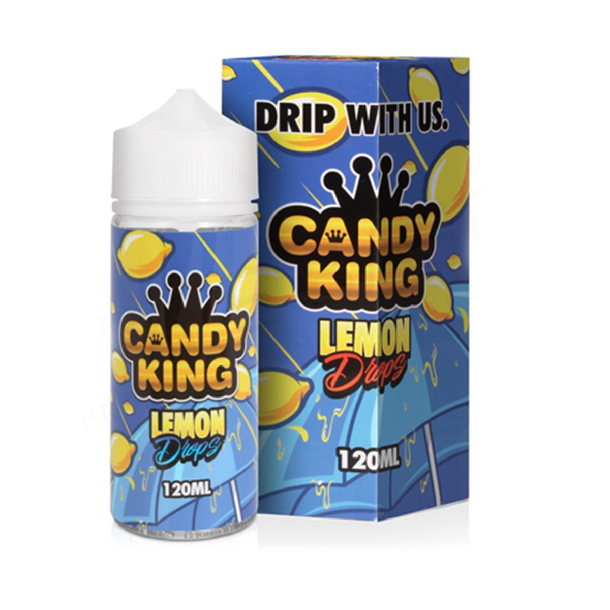 Lemon Drop 100ml Eliquid By Candy King