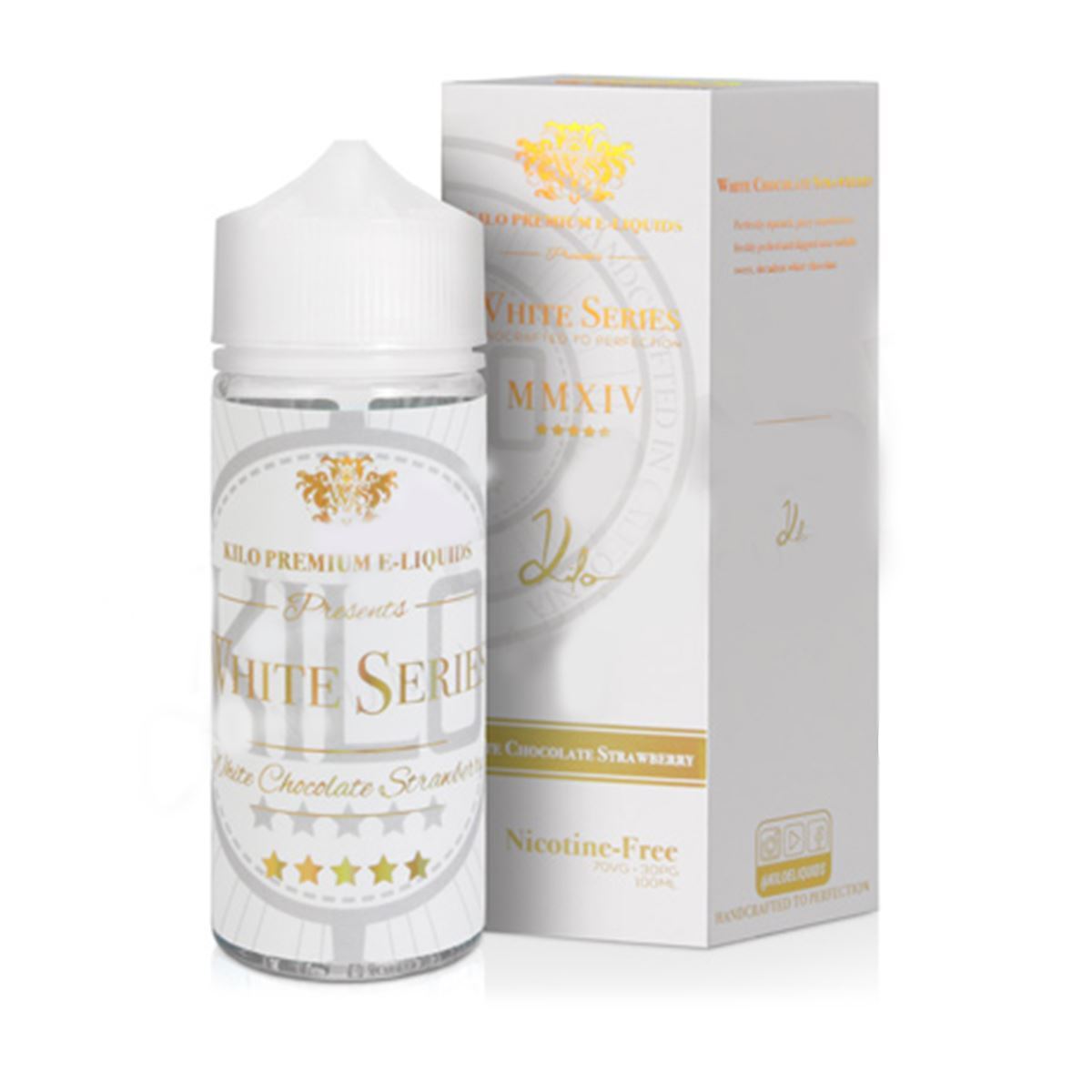 White Chocolate Strawberry E-Liquid by Kilo Classics Series 100ml