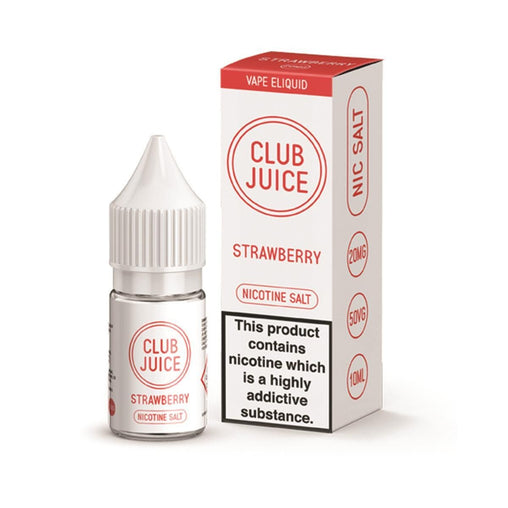 ClubJuice10ml Strawberry 0mg Eliquid