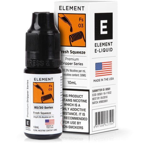 Element 10ml Fresh Squeeze Eliquid