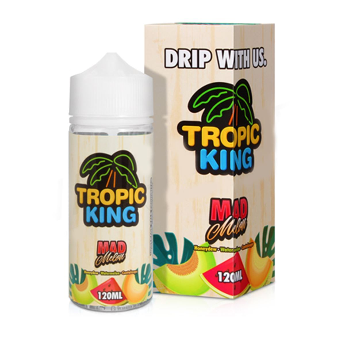 Mad Melon 100ml Eliquid By Tropic King