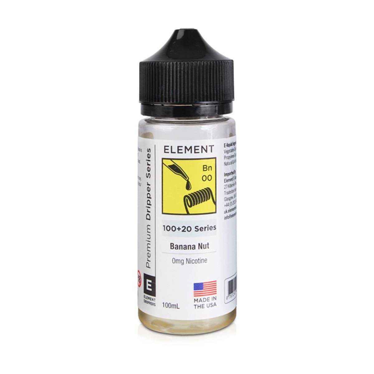Banana Nut Dripper  Eliquid By ELEMENT
