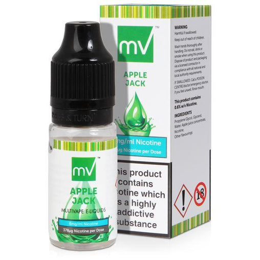 Apple Jack 10ml Eliquid By Multi vape