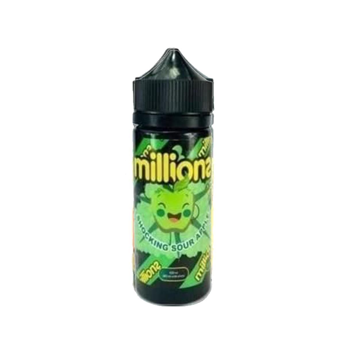 Shocking Sour Apple 100ml Eliquid Millions