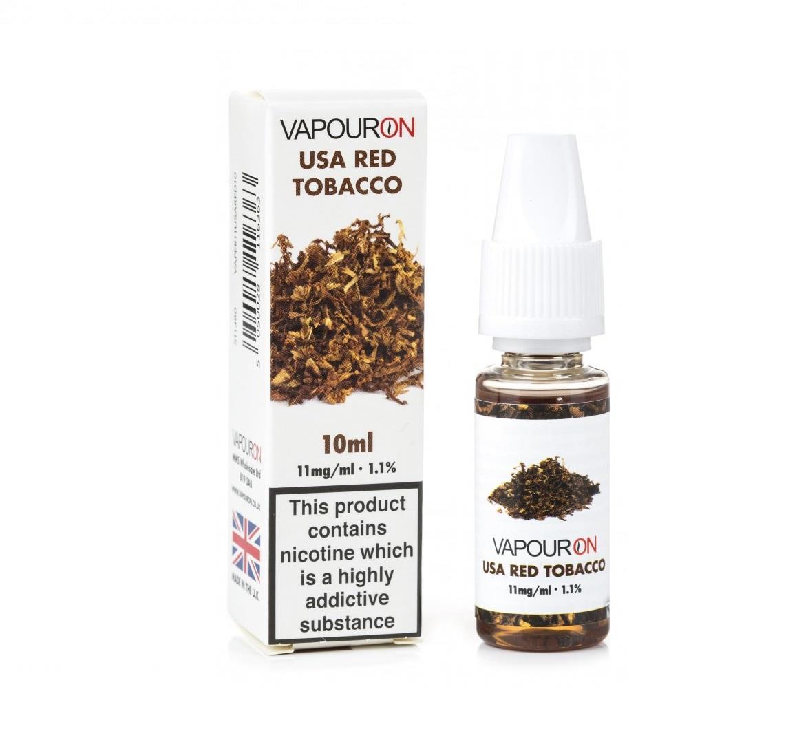 USA Red Tobacco 10ml Eliquid VapourOn