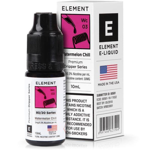 Element 10ml Watermelon Chill Eliquid