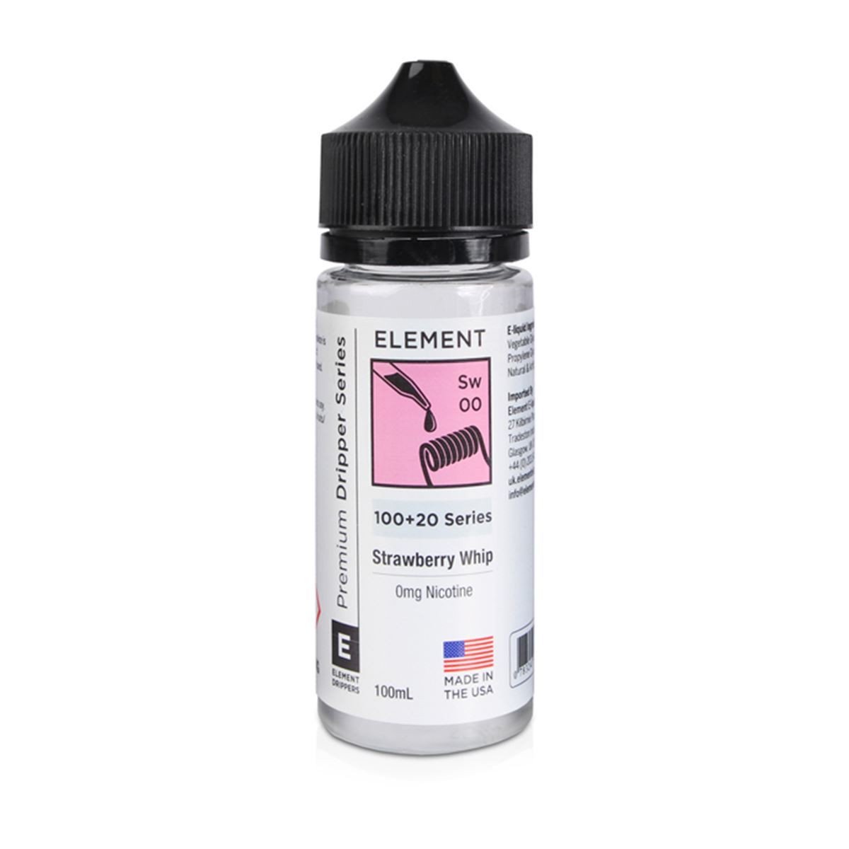 Strawberry Whip Dripper  Eliquid By ELEMENT
