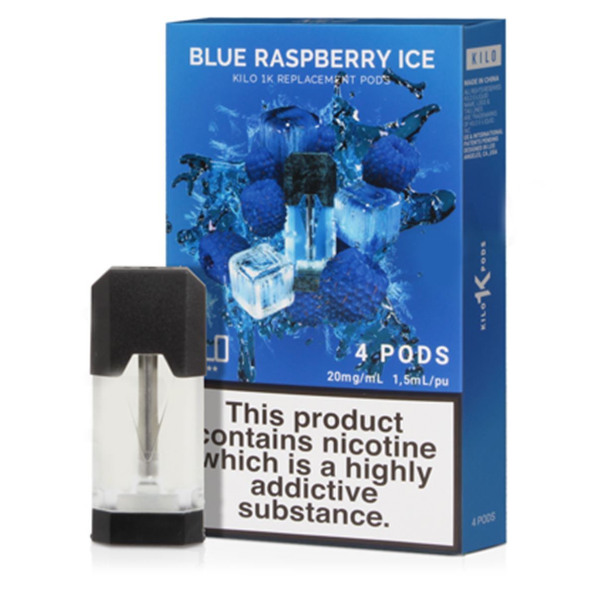 Blue Raspberry Ice Pod by Kilo 1K