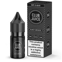 Black Aniseed 10ml Eliquid By Club Juice