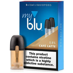 MyBluPods Cafe Latte 3ml(2x1.5ml) Pod