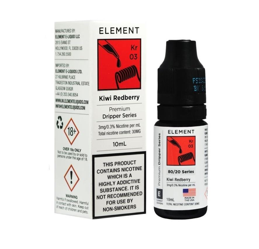 Kiwi Redberry Eliquid By Element