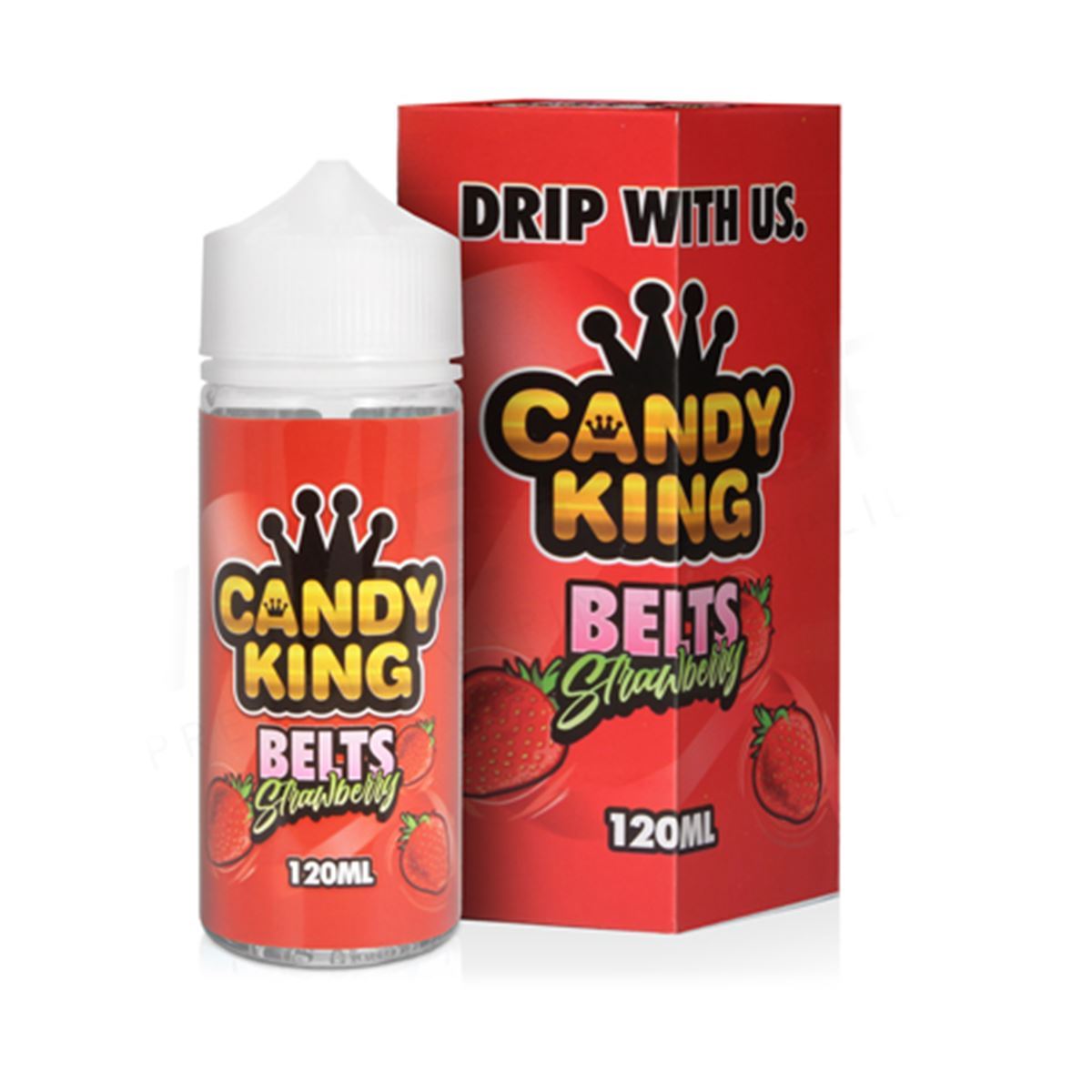 Strawberry Belts 100ml Eliquid By Candy King