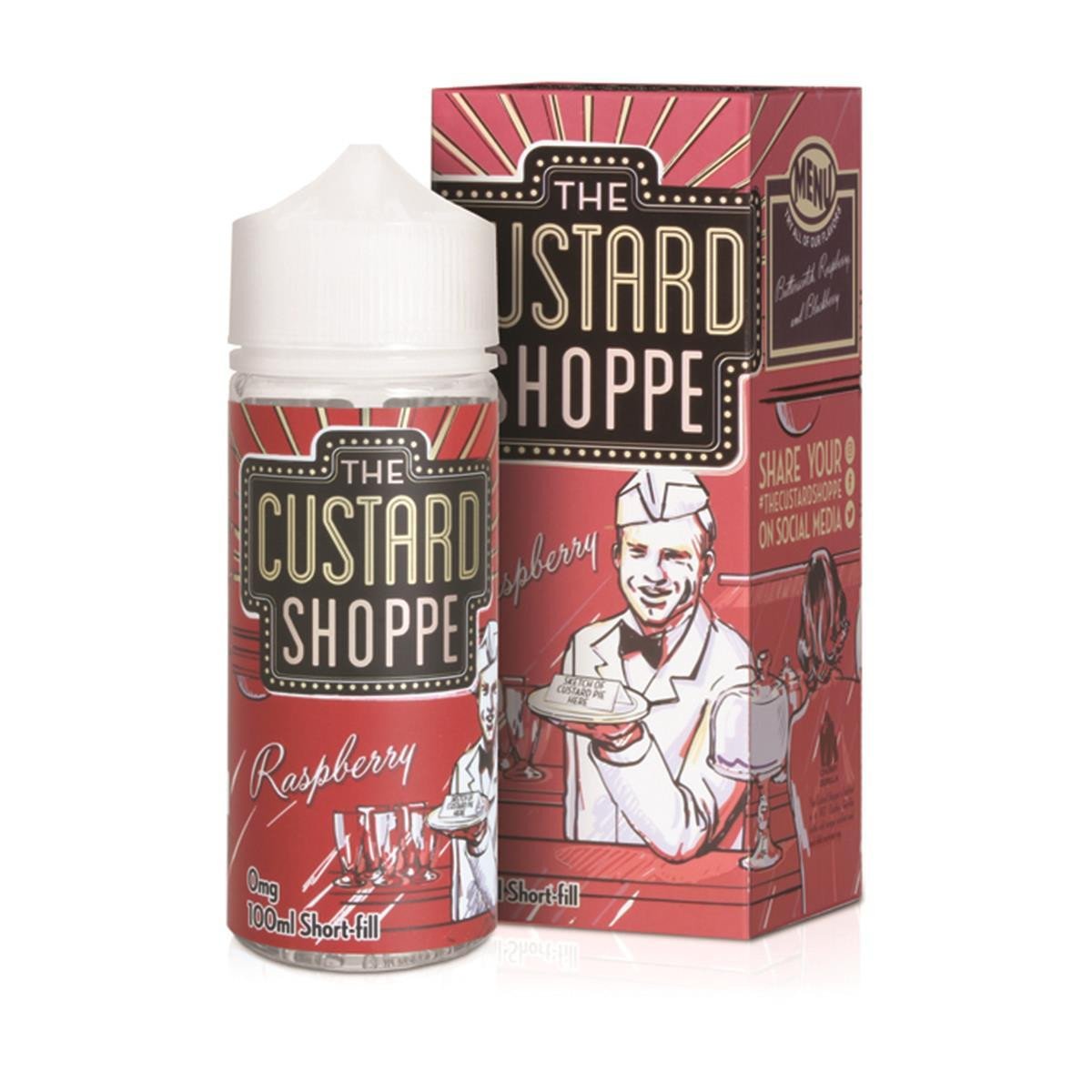 Raspberry  Eliquid By CUSTARD SHOPPE