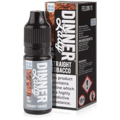 Straight Tobacco 10ml Eliquid By Dinner Lady