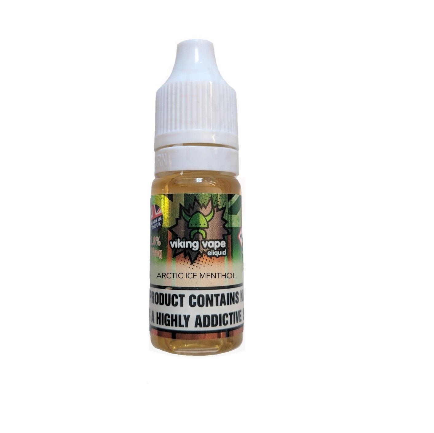 Arctic Ice Menthol 10ml Eliquid Viking Vapes