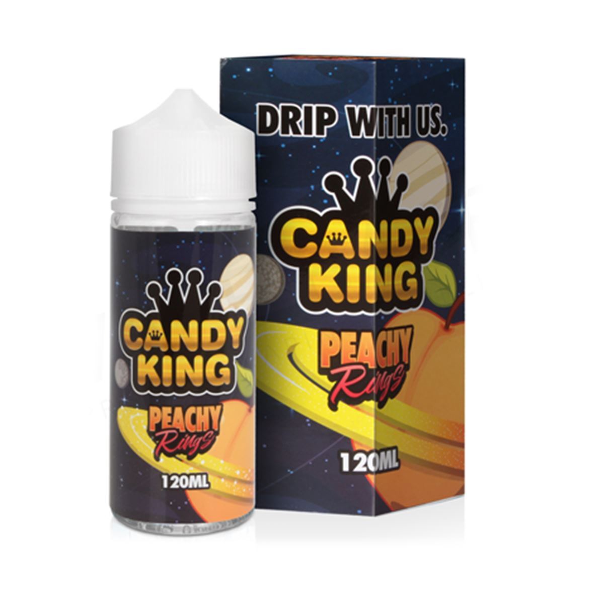 Peachy Rings 100ml Eliquid By Candy King