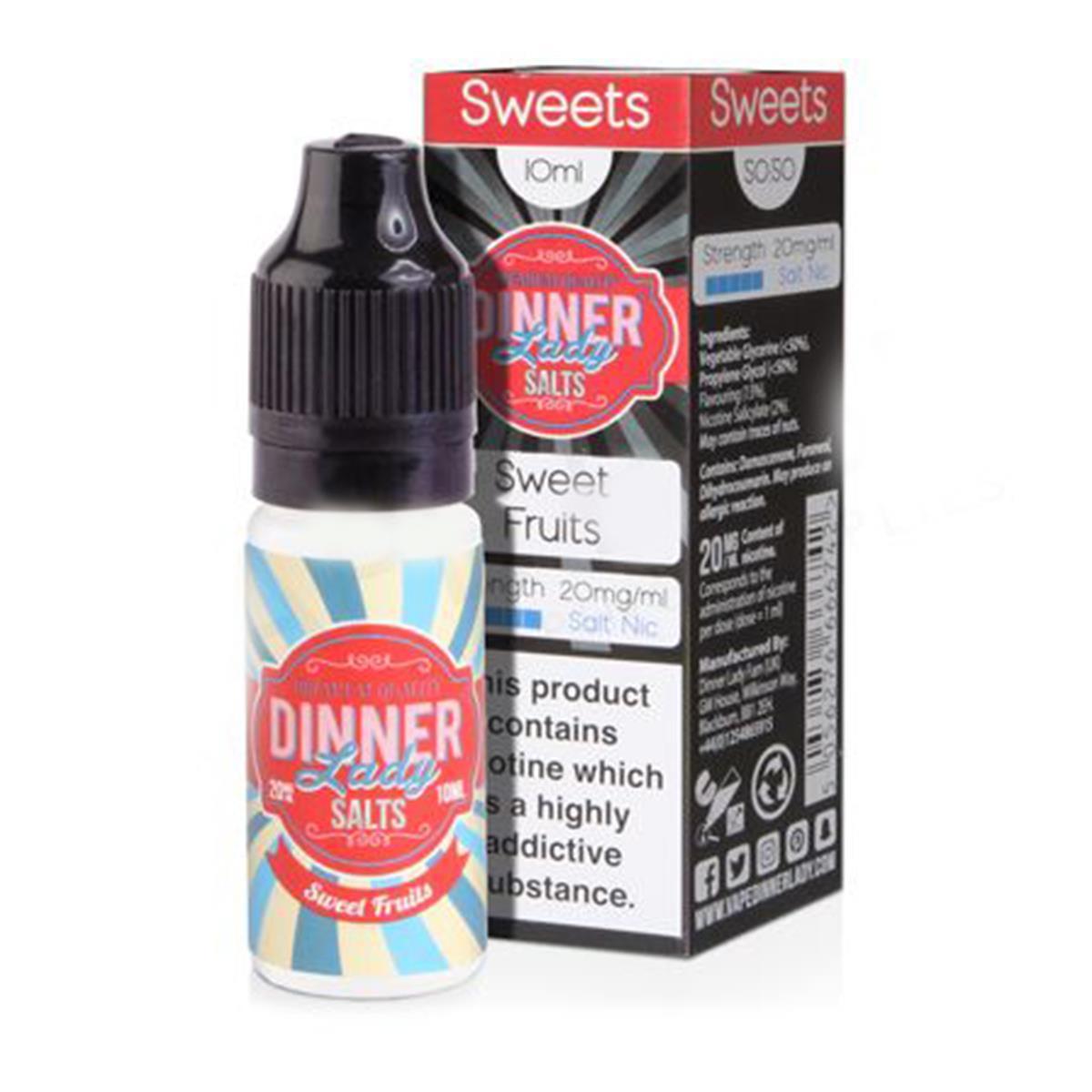 Sweet Fruits 10ml Eliquid By DinnerLady Salt