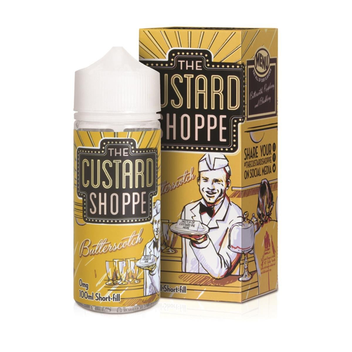 Butterscotch  Eliquid By CUSTARD SHOPPE