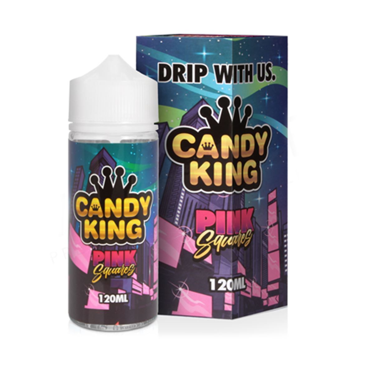 Pink Squares 100ml Eliquid By Candy King