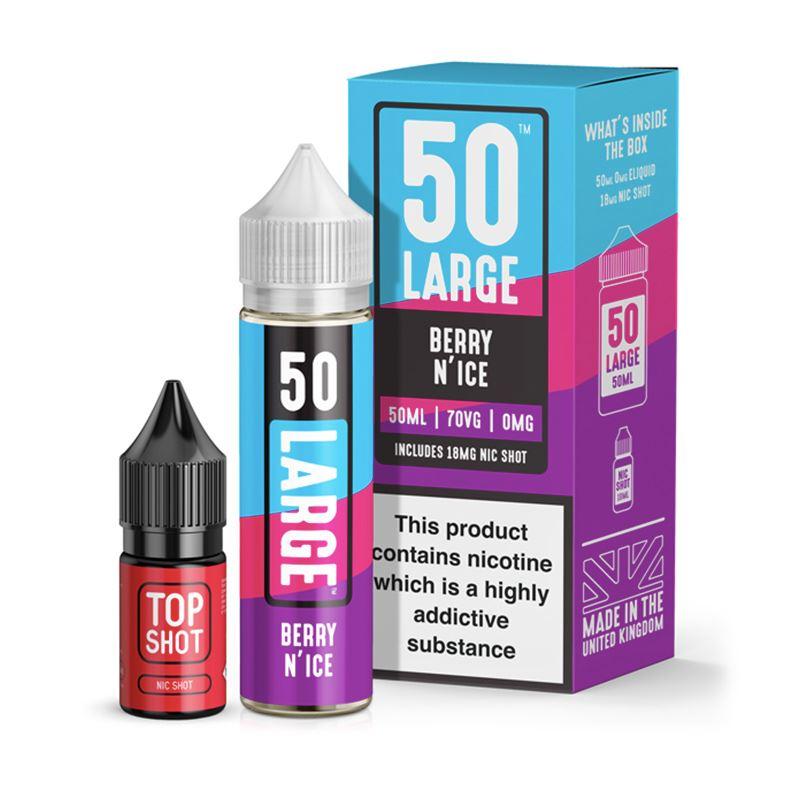 Berry N'ice 50ml Eliquid By 50 Large Juice