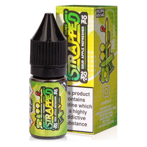 Sour Apple Refresher Eliquid By Strapped