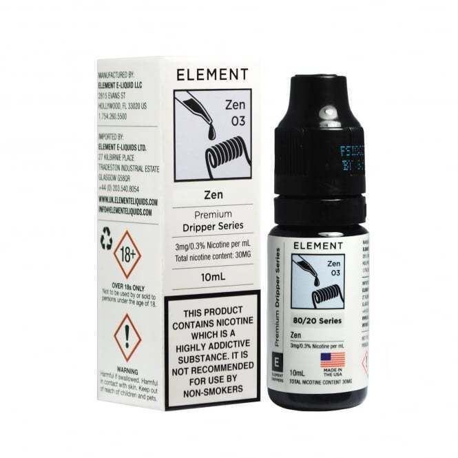 Zene Liquid Eliquid By Element