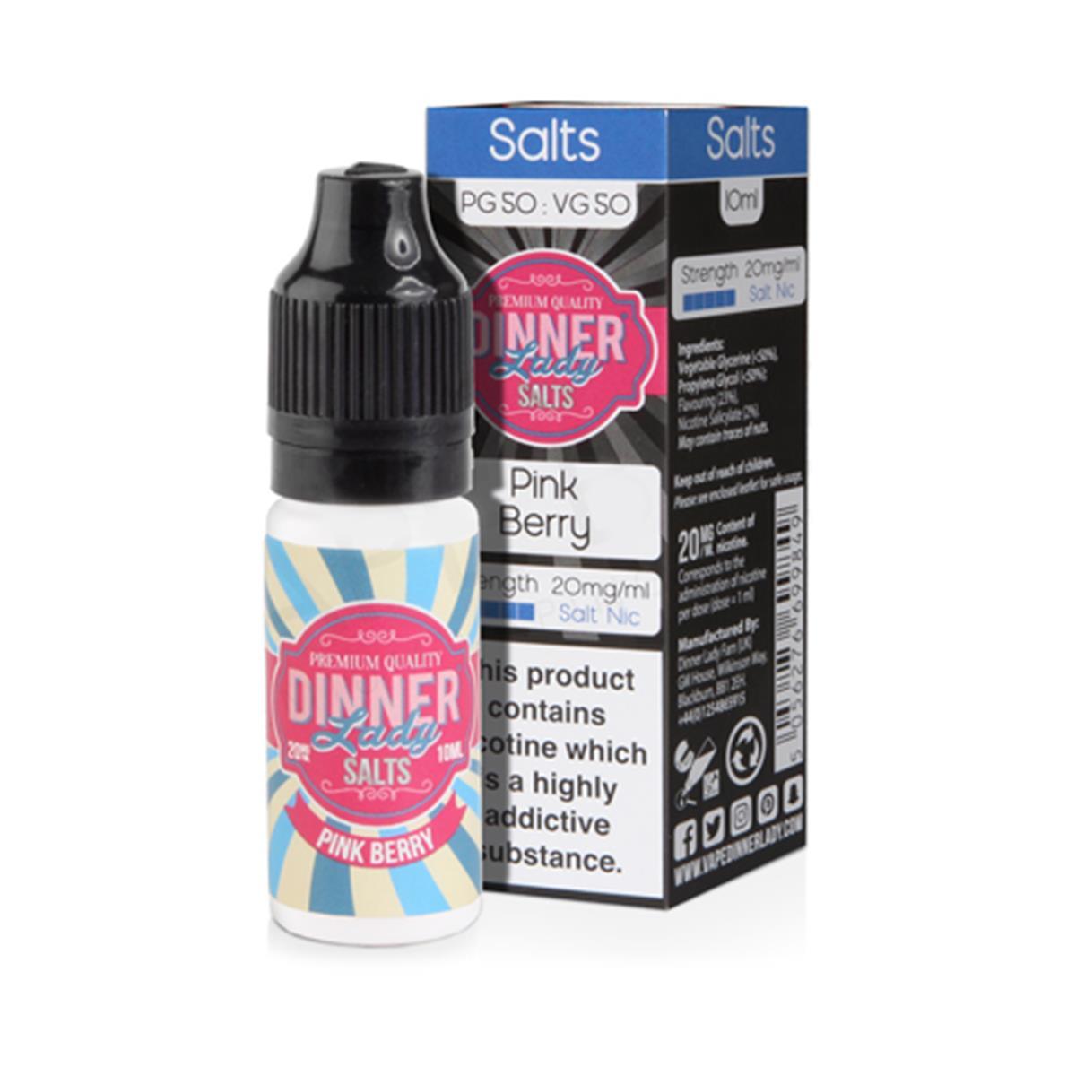 Pink Berry Nic Salt 10ml By Dinner Lady