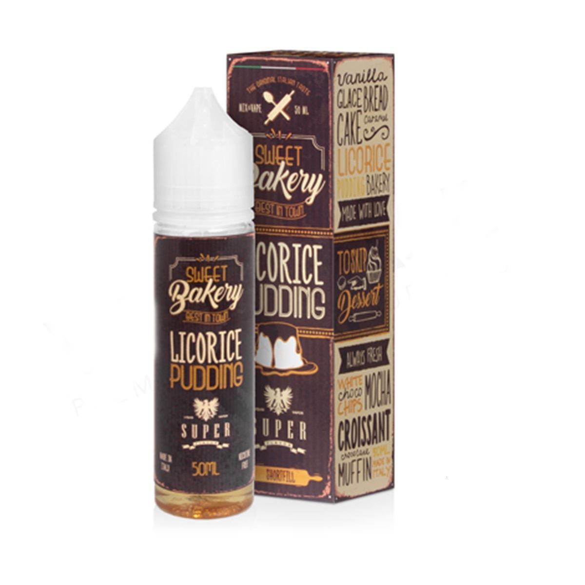 Licorice Pudding 50ml Eliquid By Vaporart
