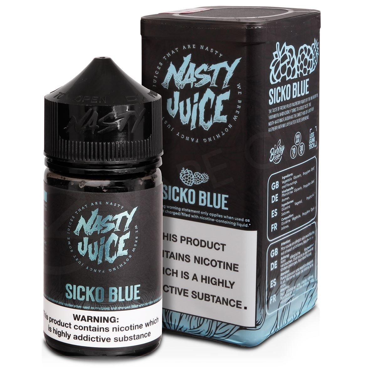 Sicko Blue Eliquid By Nasty