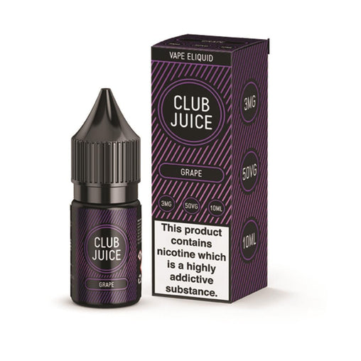 ClubJuice10ml Grape 0mg Eliquid