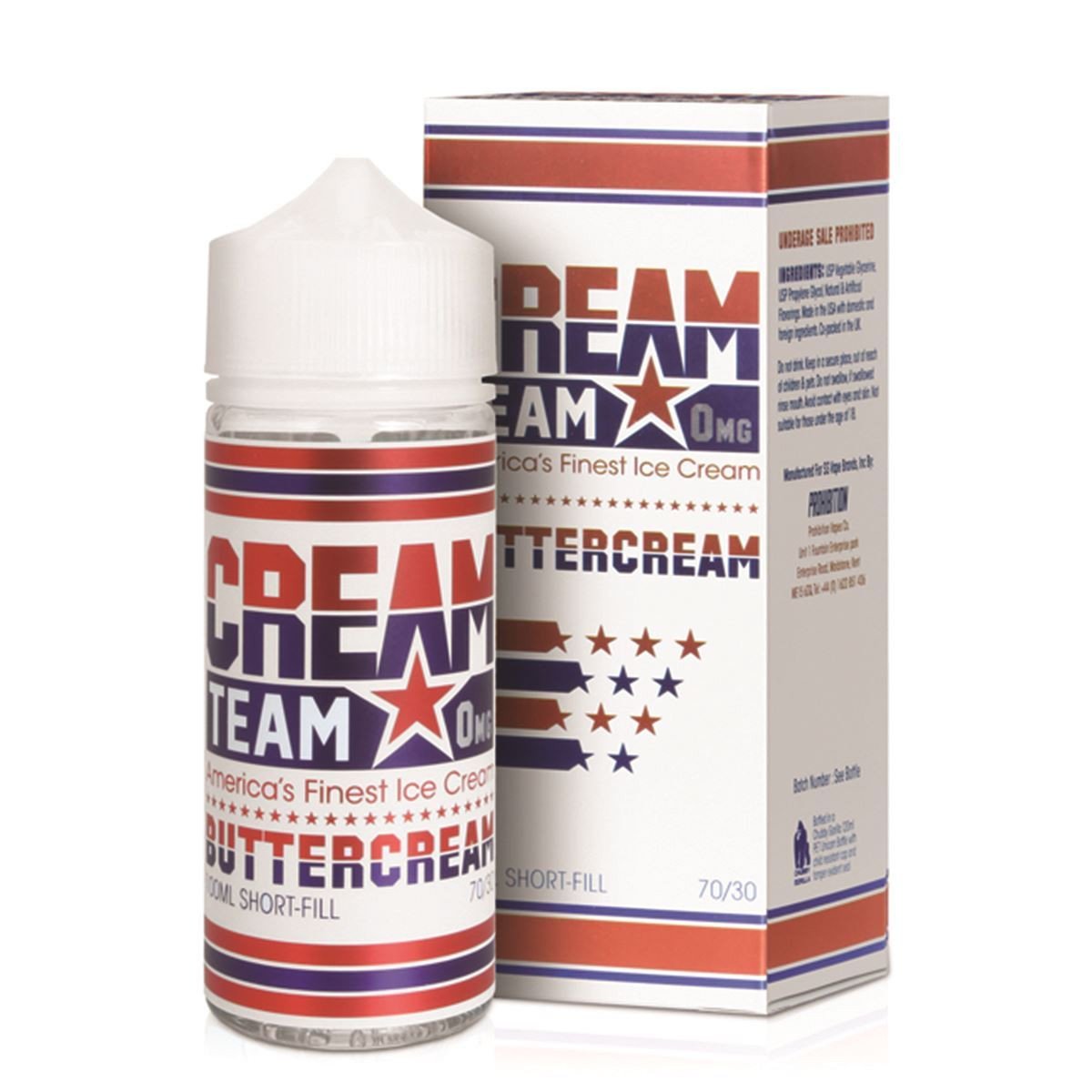 Butter cream  Eliquid By CREAM TEAM