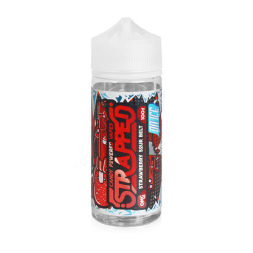 Strawberry Sour Belt 100ml Eliquid By Strapped On Ice