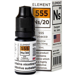555 Tobacco 10ml Eliquid By Element Salt