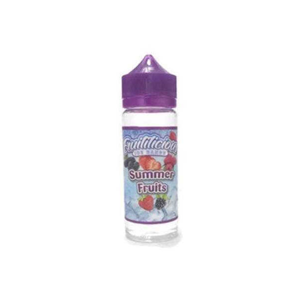 Summer Fruits 100ml Eliquid Fruitilicious Ice Range