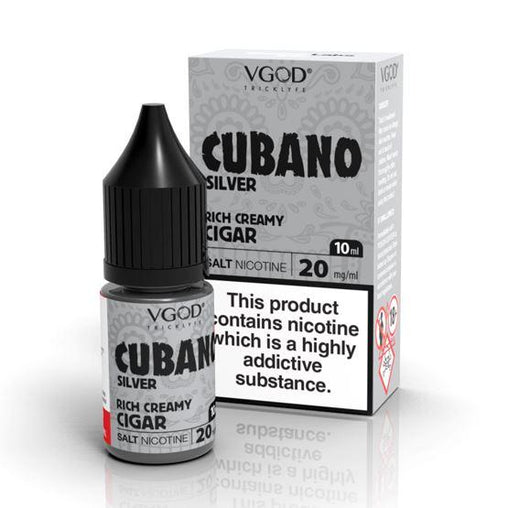 Cubano Silver 10ml Eliquid By VGOD Salt