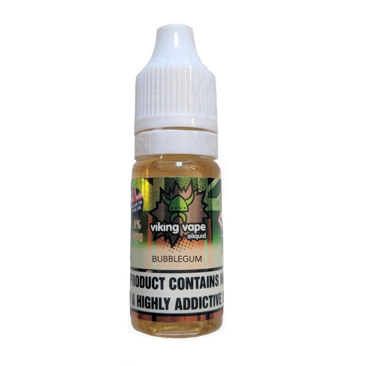 Bubblegum 10ml Eliquid Viking Vapes