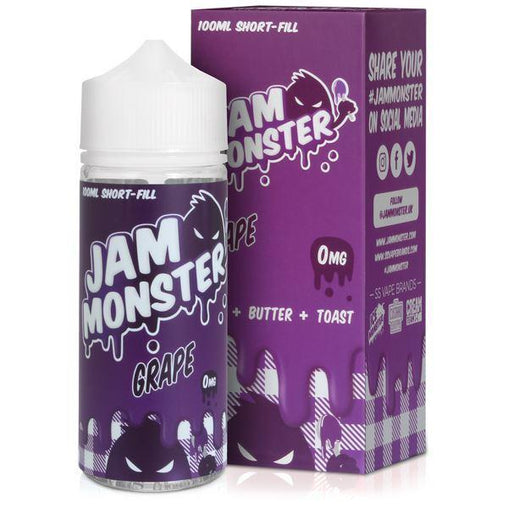 Grape  Eliquid By JAM MONSTER