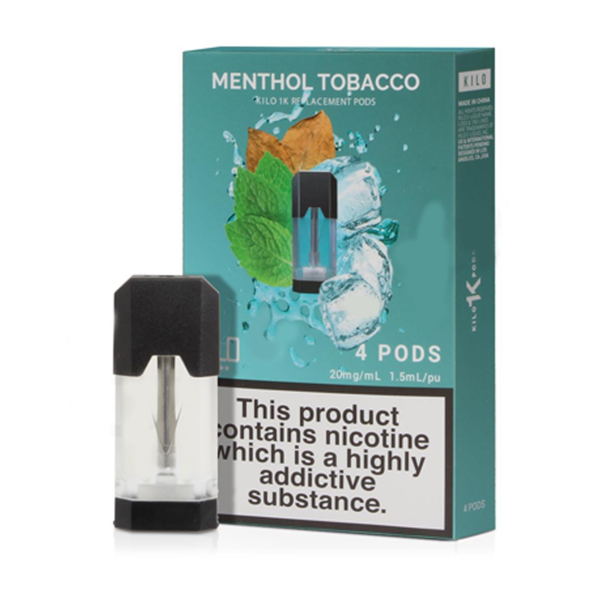Menthol Tobacco Ice Pod by Kilo 1K