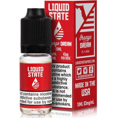 Orange Dream 10ml Eliquid By Liquid State
