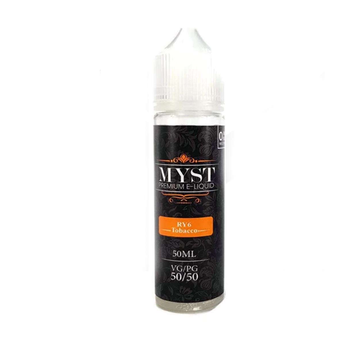 RY6 Tobacco 50ml Eliquid MYST Premium E-Liquid Tobacco Range
