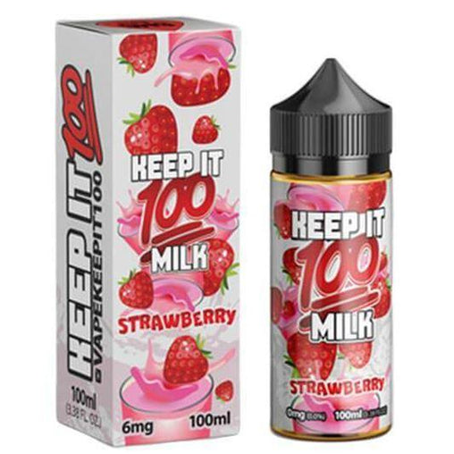 Strawberry Milk 80ml Eliquid By Keep It 100