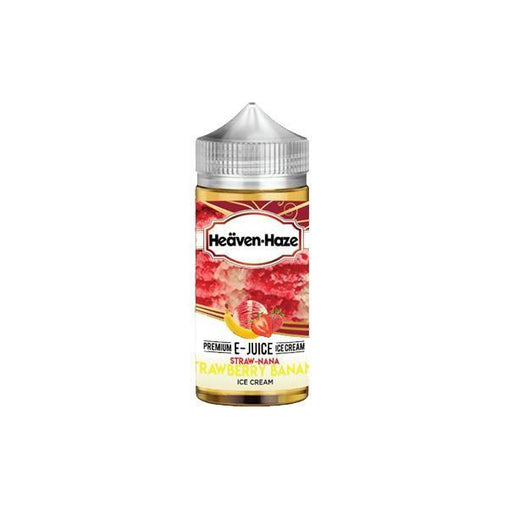 Straw-Nana Strawberry Banana 100ml Eliquid Heaven-Haze