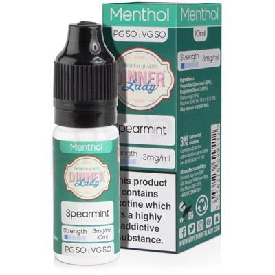 Spearmint Menthol 10ml Eliquid By Dinner Lady
