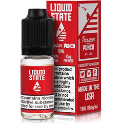 Passion Punch 10ml Eliquid By Liquid State