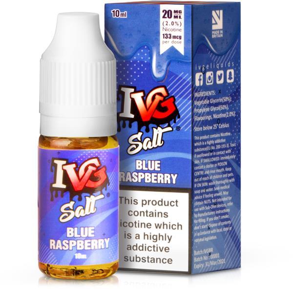 Blue Raspberry 10ml Eliquid By I VG Salt